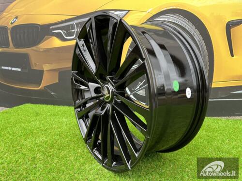 Ratlankis R19x8  5X112  ET  44  57.1  I0361  Black (BL)  For SKODA  (P2)