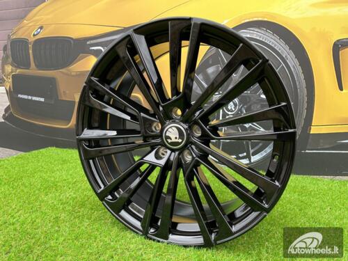 Ratlankis R19x8  5X112  ET  44  57.1  I0361  Black (BL)  For SKODA  (Z5)
