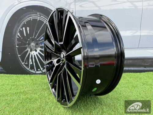 Ratlankis R19x8  5X112  ET  44  57.1  I0361  Black Polished (MB)  For SKODA  (Z6+Z5)
