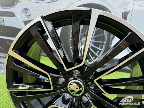 Ratlankis R19x8  5X112  ET  44  57.1  I0361  Black Polished (MB)  For SKODA  (Z6+Z5)