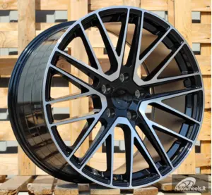 Ratlankis R21x11.5  5X130  ET  67  71.6  I0375  Black Polished (MB)  For PORCH  (K7)  (Rear+Front)