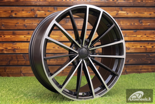 Ratlankis R19x8  5X112  ET  45  57.1  I0383  Black Polished (MB)  For VW  (K7)