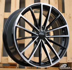 Ratlankis R19x8  5X112  ET  45  57.1  I0383  Black Polished (MB)  For VW  (K7)