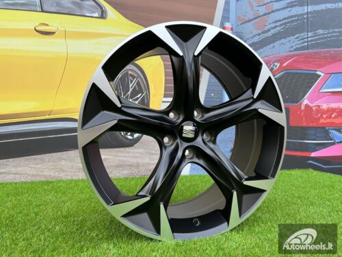 Ratlankis R18x8  5X112  ET  40  57.1  I5163  Black Polished Half Matt (MBHM)  For CUPRA  (P1+Z7)