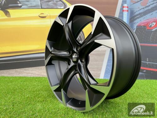 Ratlankis R19x8.5  5X112  ET  40  57.1  I5163  Black Polished Half Matt (MBHM)  For CUPRA  (P2)