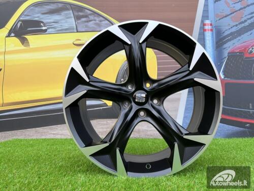 Ratlankis R19x8.5  5X112  ET  40  57.1  I5163  Black Polished Half Matt (MBHM)  For CUPRA  (Z5+P2)