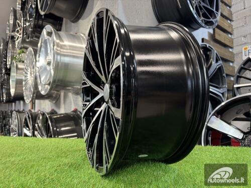 Ratlankis R19x8.5  5X112  ET  40  66.5  I5170  Black Polished (MB)  For AUD  (P1)  (New Model)