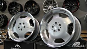 Ratlankis R16x7.5  5X112  ET  35  66.6  I5270  Silver+Polished Lip (SP)  For MER  (P2)  (MONOBLOCK Style)