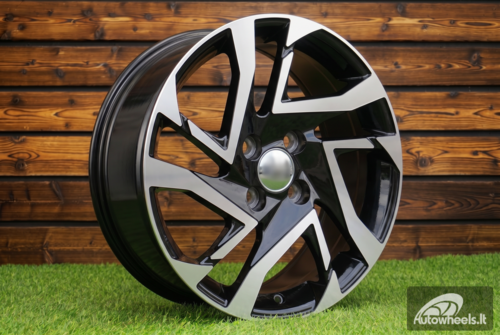 Ratlankis R15x6  4X100  ET  40  54.1  I5417  Black Polished (MB)  For TOYOT  (Z3+K7)