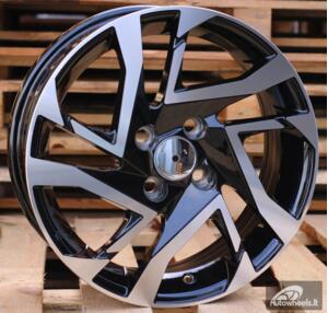 Ratlankis R15x6  4X100  ET  40  54.1  I5417  Black Polished (MB)  For TOYOT  (Z3+K7)