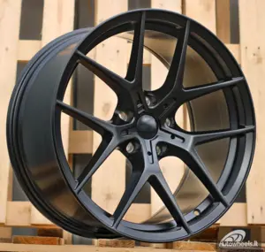 Ratlankis R18x8  5X120  ET  34  72.6  I5484  Black Half Matt (BLHM)  For BMW  (K7)  (Rear+Front)