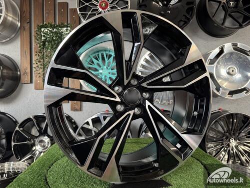 Ratlankis R20x9  5X112  ET  34  66.5  I5493  Black Polished (MB)  For AUD  (K7+P2)