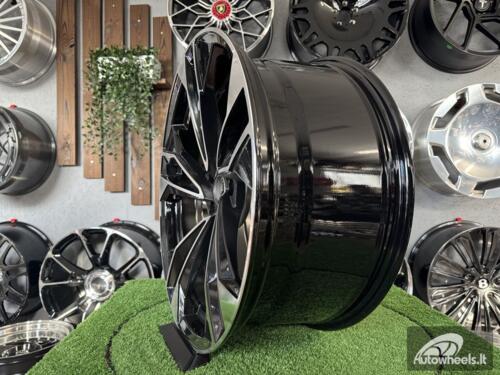 Ratlankis R20x9  5X112  ET  34  66.5  I5493  Black Polished (MB)  For AUD  (K7+P2)