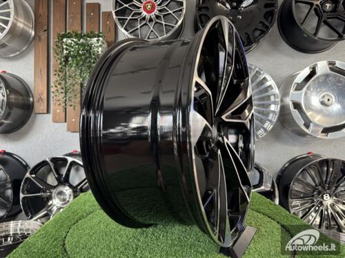 Ratlankis R20x9  5X112  ET  34  66.5  I5493  Black Polished (MB)  For AUD  (K7+P2)