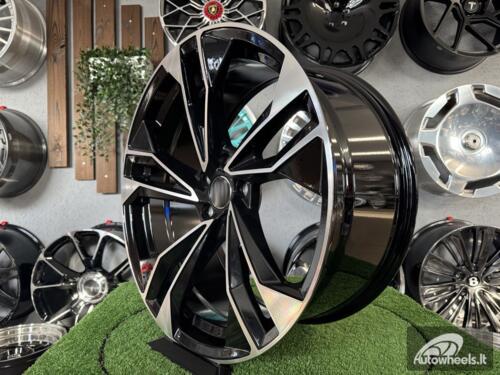 Ratlankis R18x8  5X112  ET  31  66.5  I5493  Black Polished (MB)  For AUD  (Z5)