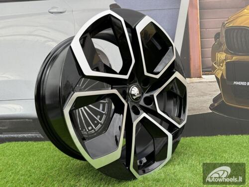 Ratlankis R18x8  5X112  ET  42  57.1  I5561  Black Polished (MB)  For SKODA  (Z5+Z3)  (BP)