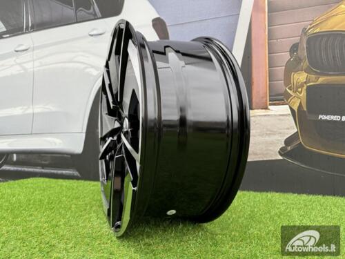 Ratlankis R18x8  5X112  ET  45  57.1  I5579  Black Polished (MB)  For SKODA  (A+K7)