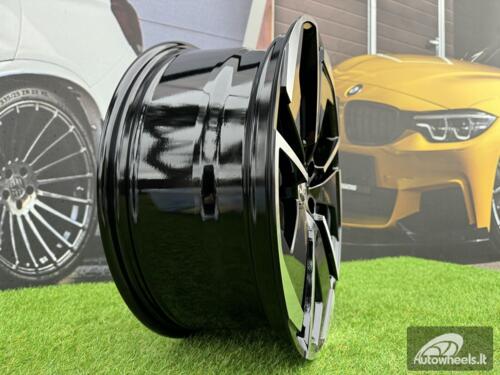 Ratlankis R18x8  5X112  ET  45  57.1  I5579  Black Polished (MB)  For SKODA  (A+K7)