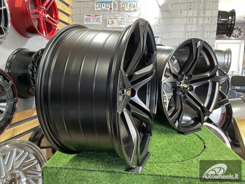 Ratlankis R20x10  5X120  ET  20  66.9  I5580  Black Half Matt (BLHM)  For CHEVR  (K7+Z6)  (CAMARO (Rear+Front))