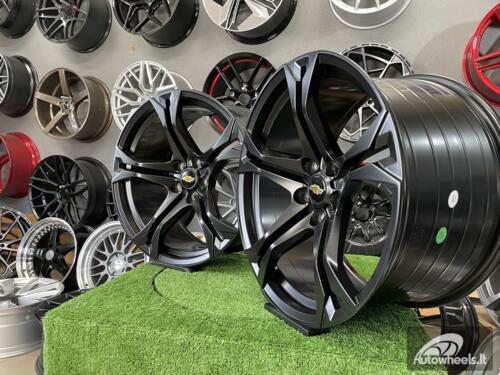 Ratlankis R20x10  5X120  ET  20  66.9  I5580  Black Half Matt (BLHM)  For CHEVR  (K7+Z6)  (CAMARO (Rear+Front))