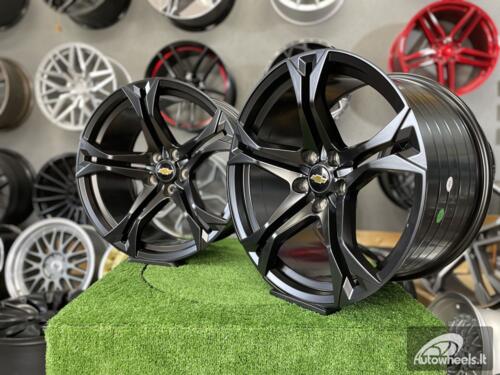 Ratlankis R20x10  5X120  ET  20  66.9  I5580  Black Half Matt (BLHM)  For CHEVR  (K7+Z6)  (CAMARO (Rear+Front))