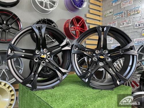 Ratlankis R20x11  5X120  ET  43  66.9  I5580  Black Half Matt (BLHM)  For CHEVR  (K7+Z6)  (CAMARO (Rear+Front))