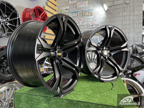 Ratlankis R20x11  5X120  ET  43  66.9  I5580  Black Half Matt (BLHM)  For CHEVR  (K7+Z6)  (CAMARO (Rear+Front))