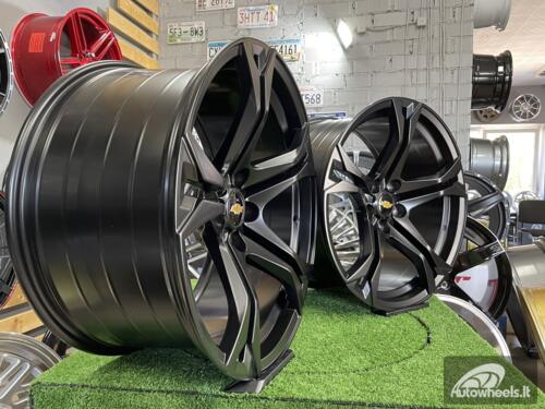 Ratlankis R20x11  5X120  ET  43  66.9  I5580  Black Half Matt (BLHM)  For CHEVR  (K7+Z6)  (CAMARO (Rear+Front))