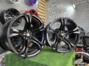 Ratlankis R20x11  5X120  ET  43  66.9  I5580  Black Half Matt (BLHM)  For CHEVR  (K7+Z6)  (CAMARO (Rear+Front))