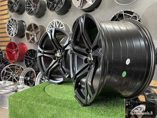 Ratlankis R20x11  5X120  ET  43  66.9  I5580  Black Half Matt (BLHM)  For CHEVR  (Z6)  (CAMARO (Rear+Front))