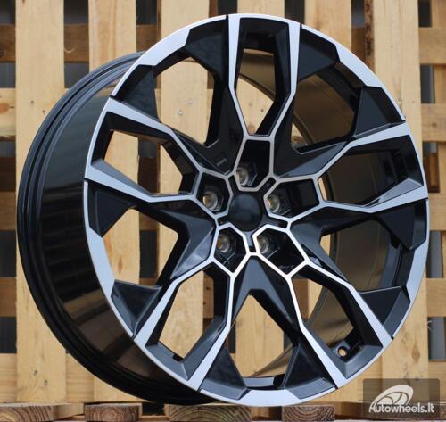 Ratlankis R22x9.5  5X112  ET  32  66.6  I5592  Black Polished (MB)  For BMW  (P2)  (NEW X7 (Rear+Front))