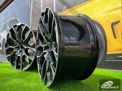 Ratlankis R22x9.5  5X112  ET  32  66.6  I5592  Black Polished (MB)  For BMW  (P2)  (NEW X7 (Rear+Front))