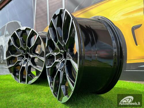 Ratlankis R22x9.5  5X112  ET  32  66.6  I5592  Black Polished (MB)  For BMW  (P2)  (NEW X7 (Rear+Front))