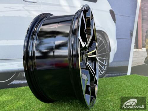 Ratlankis R19x8  5X112  ET  28  66.6  I5596  Black Polished (MB)  For BMW  (K7)  (X3)