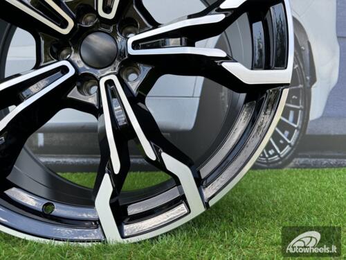 Ratlankis R19x8  5X112  ET  28  66.6  I5596  Black Polished (MB)  For BMW  (K7)  (X3)