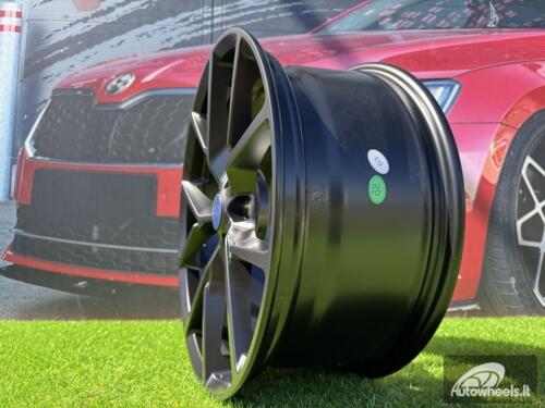 Ratlankis R18x8  5X108  ET  45  63.4  I5602  Black Half Matt (BLHM)  For FORD  (P1)  (New Model)