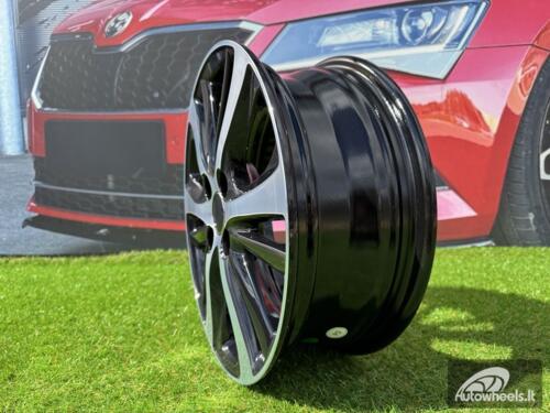 Ratlankis R15x5.5  4X100  ET  44  54.1  I6072  Black Polished (MB)  For TOYOT  (K7)