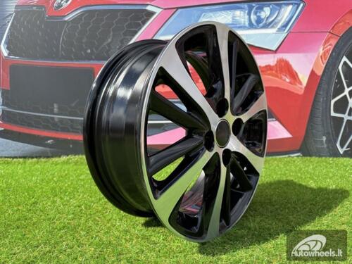 Ratlankis R15x5.5  4X100  ET  44  54.1  I6072  Black Polished (MB)  For TOYOT  (P2)