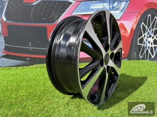 Ratlankis R15x5.5  4X100  ET  44  54.1  I6072  Black Polished (MB)  For TOYOT  (Z6)