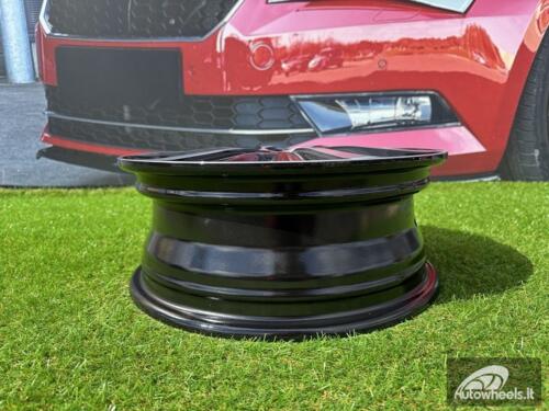 Ratlankis R15x5.5  4X100  ET  44  54.1  I6072  Black Polished (MB)  For TOYOT  (Z6)