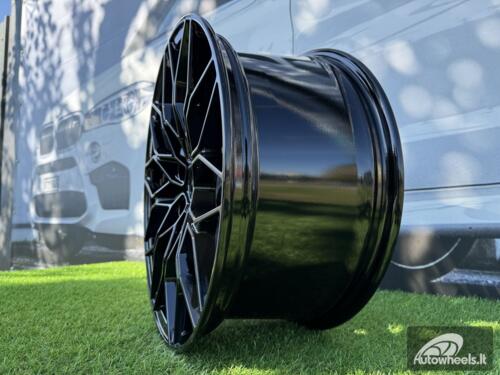 Ratlankis R18x8  5X112  ET  27  66.6  IN292  Black (BL)  For BMW  (Z5)  (Rear+Front)