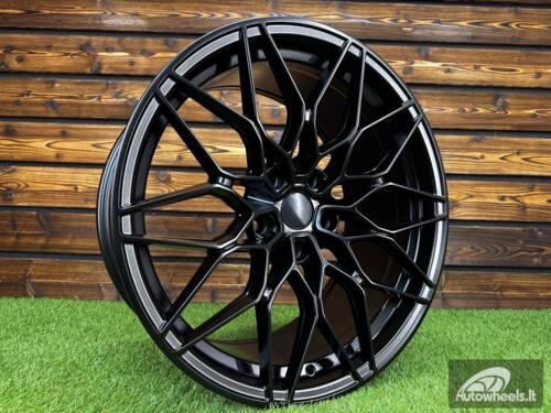 Ratlankis R19x8  5X120  ET  35  72.6  IN292  (Y1091)  Black Half Matt (BLHM)  For BMW  (P)  (Rear+Front)