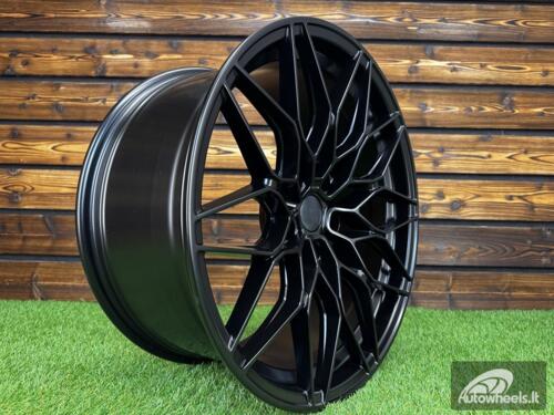 Ratlankis R19x8  5X120  ET  35  72.6  IN292  (Y1091)  Black Half Matt (BLHM)  For BMW  (P)  (Rear+Front)