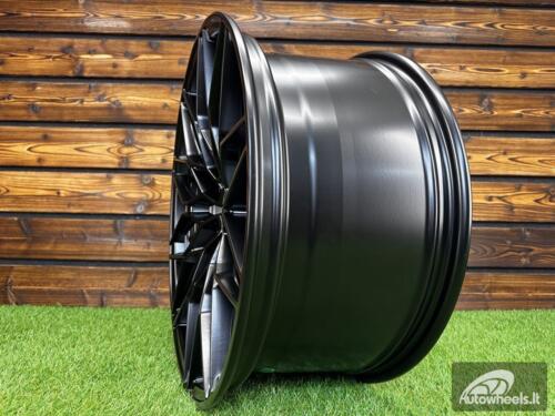 Ratlankis R19x8  5X120  ET  35  72.6  IN292  (Y1091)  Black Half Matt (BLHM)  For BMW  (P)  (Rear+Front)
