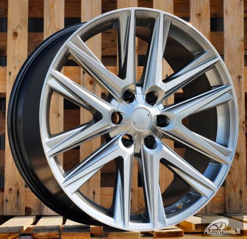 Ratlankis R22x9  6X139.7  ET  25  106.1  L1023  Hyper Black (HB)  For 4X4  (K3)  (TOYOTA)