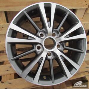 Ratlankis R15x6  5X100  ET  39  54.1  L1051  Grey Polished (MG)  For TOYOT  (K3)