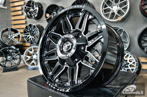 Ratlankis R20x9  10X114/127  ET  0  87.1  L1447  Black (BL)  For 4X4  (K3)  (Milling)