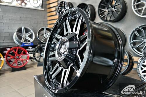 Ratlankis R20x9  10X114/127  ET  0  87.1  L1447  Black (BL)  For 4X4  (K3)  (Milling)