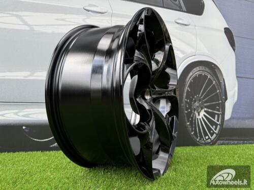 Ratlankis R20x8.5  5X110  ET  31  65.1  L1664  Black (BL)  For ALFA  (P1)