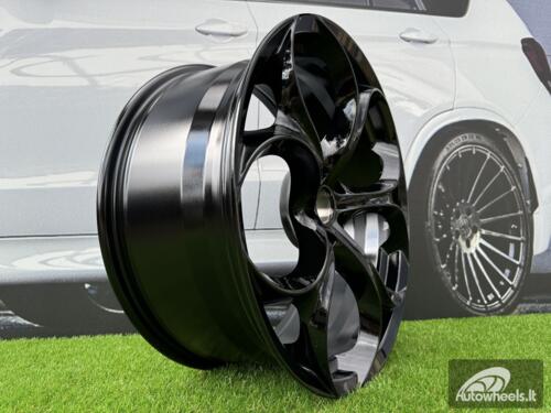 Ratlankis R20x8.5  5X110  ET  31  65.1  L1664  Black (BL)  For ALFA  (P1+Z5)